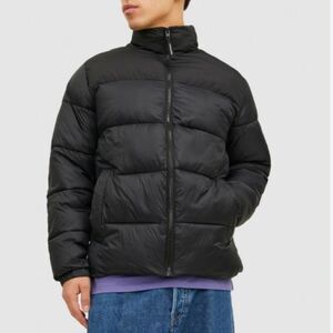 Jack & Jones PUFFER JACKET Black Large NWT in‎ packaging